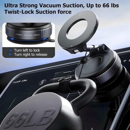 Magnetic Phone Holder Strong Grip, Sleek Design for Car & Desk