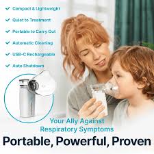 Portable Mesh Nebulizer for Quick and Silent Respiratory Relief